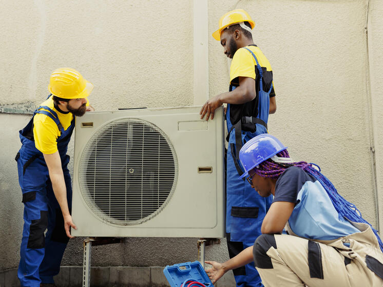 В Козельске УК заставила собственницу убрать кондиционер