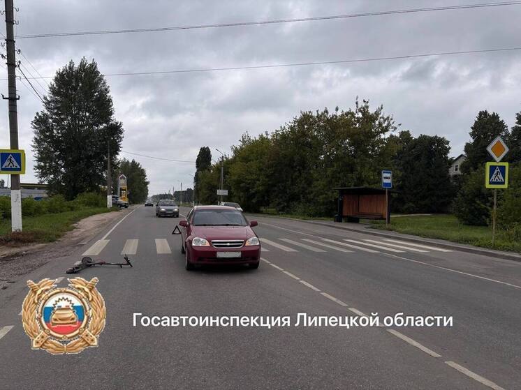 В Ельце водитель сбил 11-летнего мальчика на пешеходном переходе