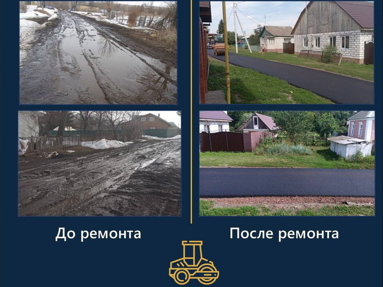 В курской деревне Будановка отремонтировали почти 3,5 км дороги
