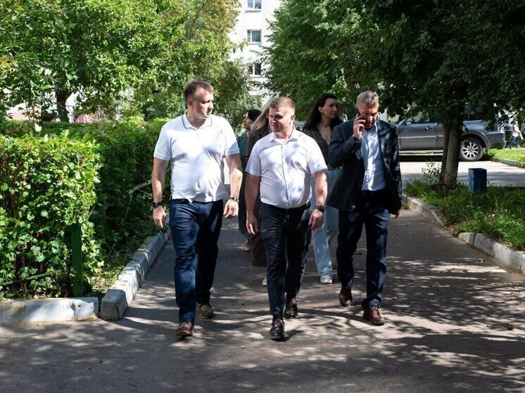 В Серпухове активно благоустраивают дворы