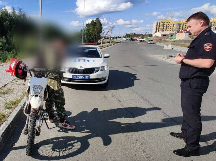 10-летнего квадроциклиста и 17-летних водителей поймала ГАИ в Губкинском