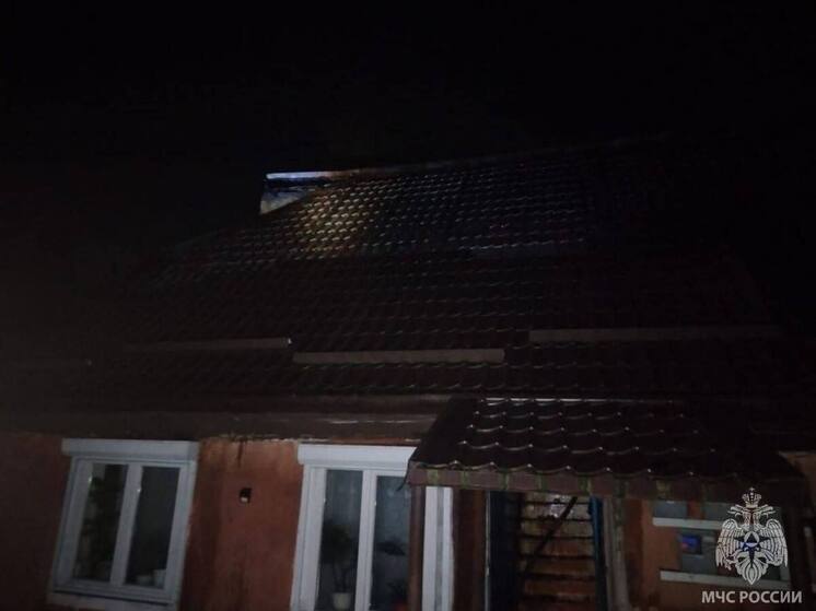 В поселке Филино произошел крупный пожар