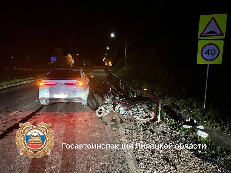 Три аварии с несовершеннолетними водителями произошли в Липецкой области
