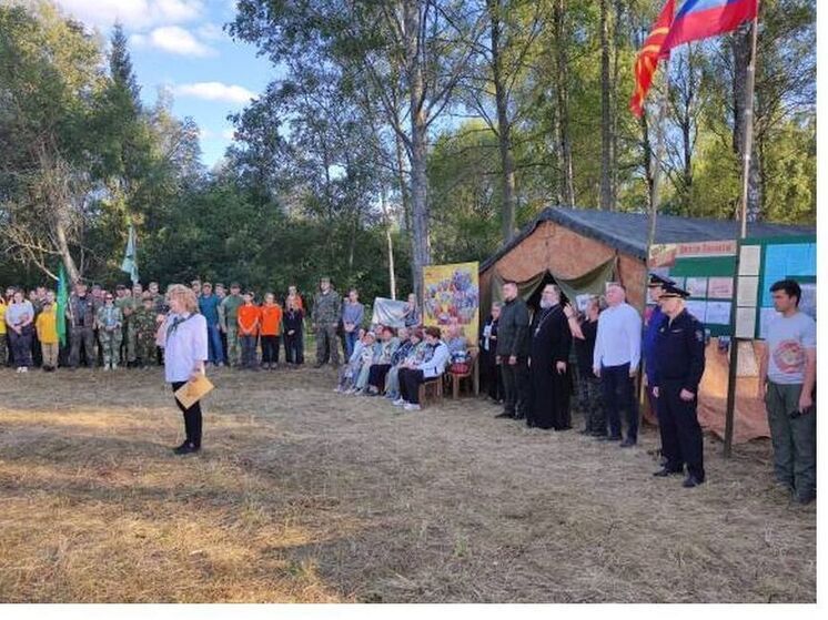 Смоленские полицейские приняли участие в торжественном открытии «Вахты Памяти»