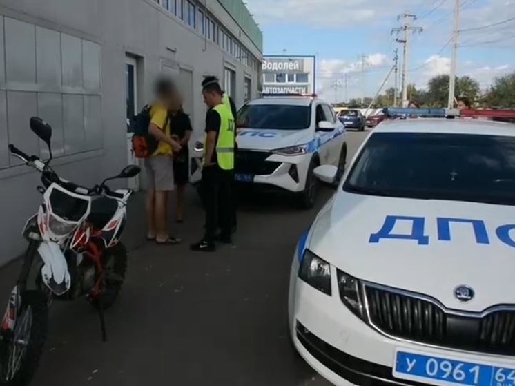 В Энгельсском районе задержали несовершеннолетних лихачей