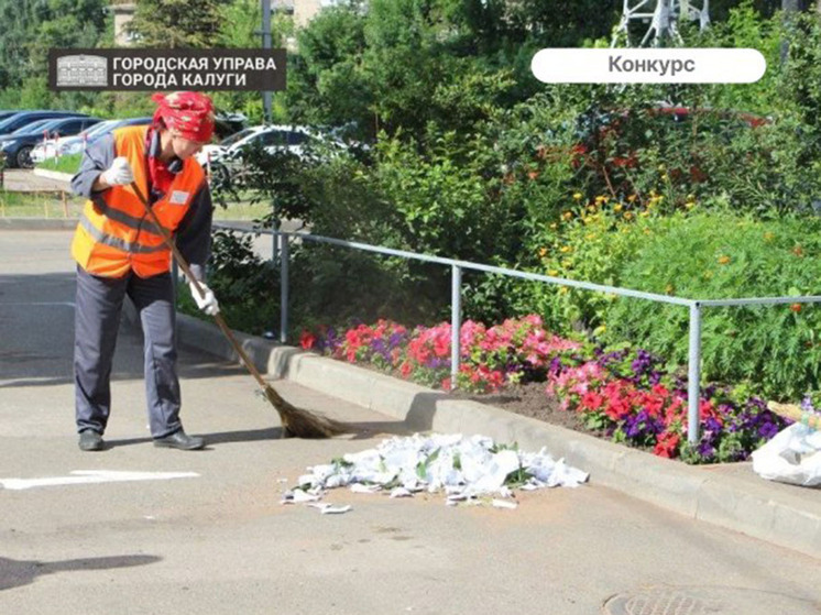 В Калуге выбрали лучшего дворника