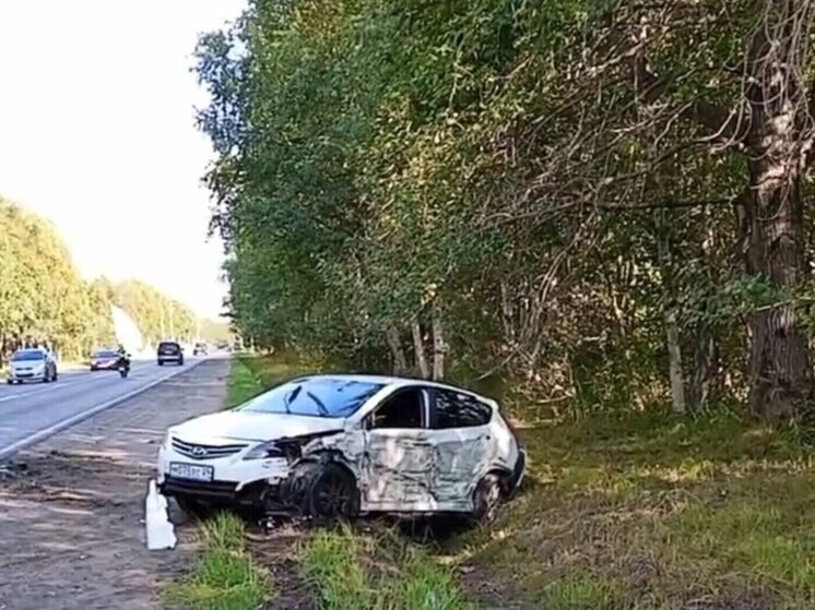 На трассе Архангельск — Северодвинск произошло ДТП с участием двух автомобилей