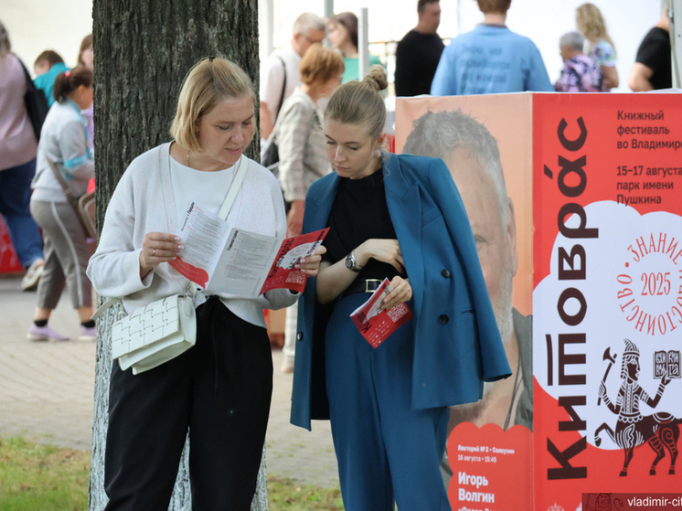 Во Владимире завершается книжный фестиваль с Дарьей Донцовой