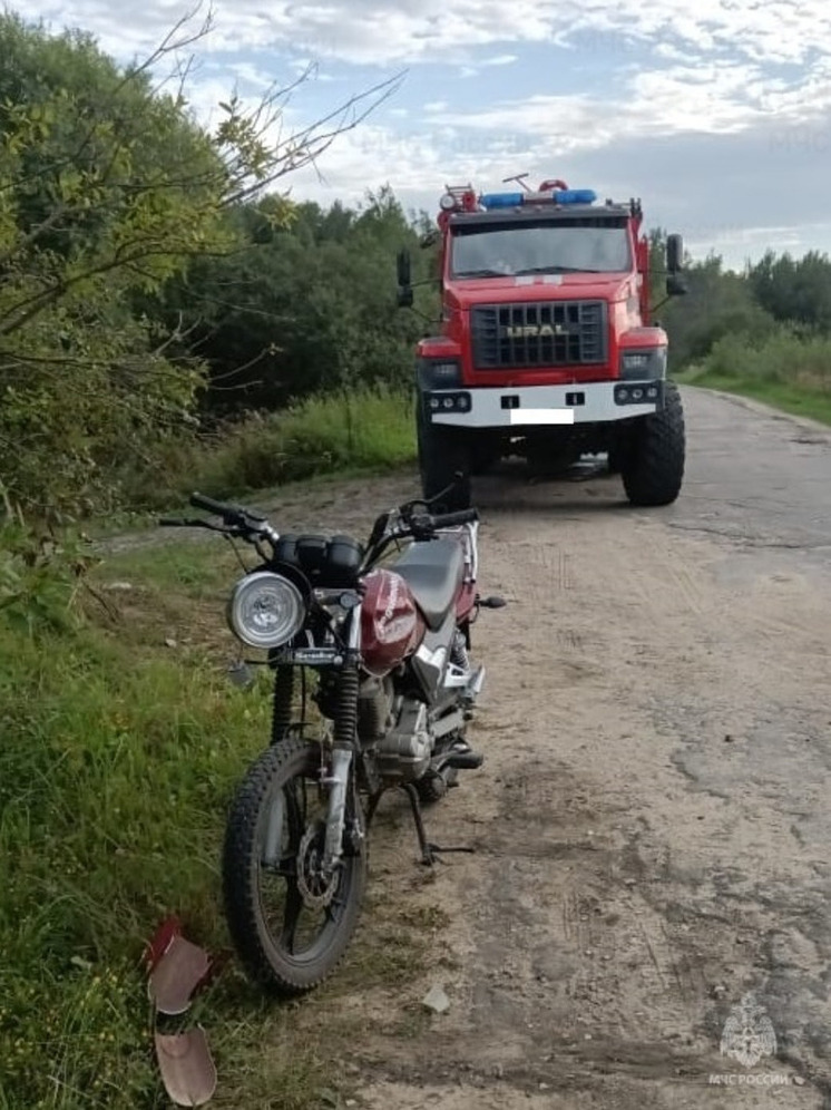 В Кировском районе сбили несовершеннолетнего мопедиста без номеров