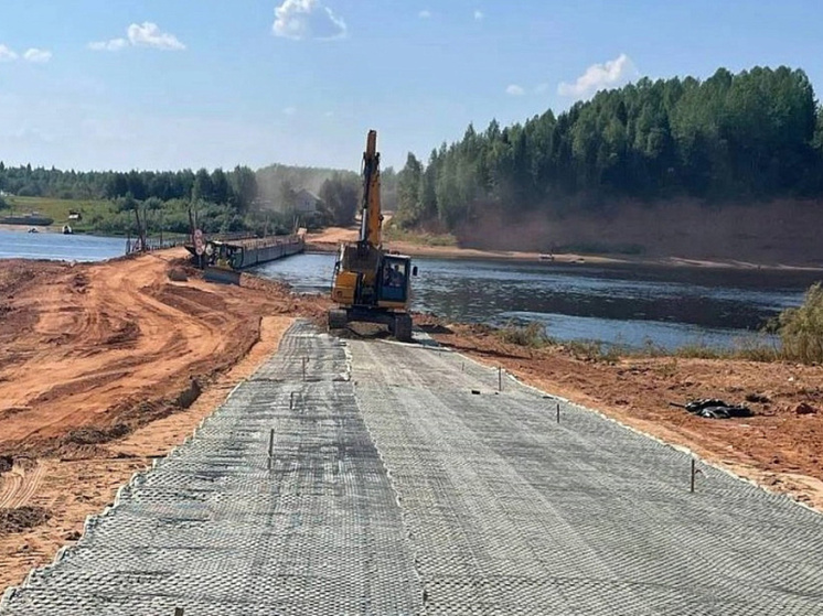 На трассе Архангельск – Мезень продолжаются дорожные работы
