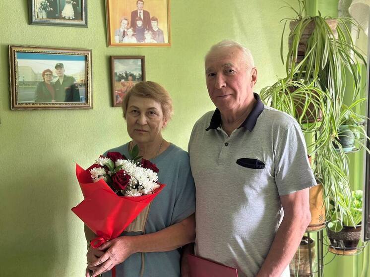 Семья Жуковых из Забайкалья отметила свою золотую свадьбу