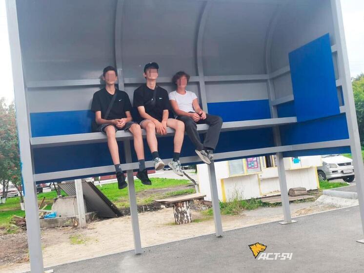 Под Новосибирском появилась гигантская автобусная остановка
