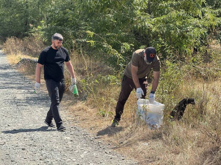 На берегах Сунжи экоактивисты Ингушетии собрали 119 мешков мусора