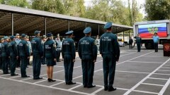 В Запорожской области новобранцы МЧС России приняли присягу: видео