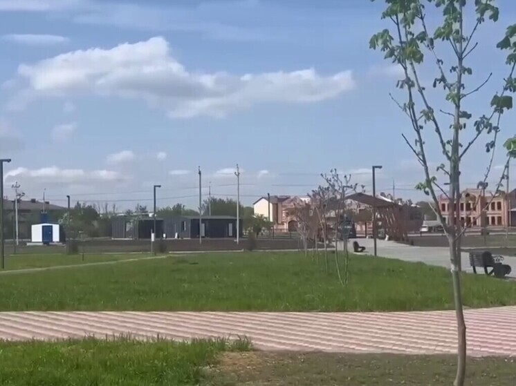 Новый парк построили в Правобережном районе Беслана