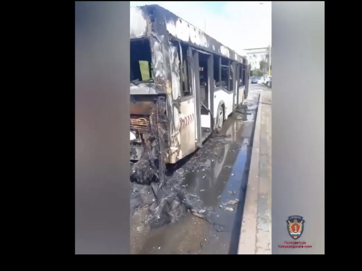 В Красноярске перевозчика наказали за сгоревший автобус