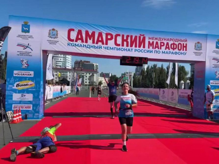 В Международном марафоне в центре Самары участвовали 7000 спортсменов