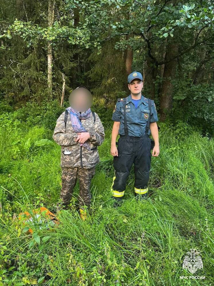 Спасатели вывели из леса заблудившегося жителя Тверской области