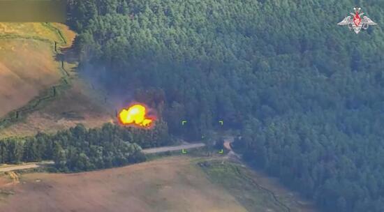 «Герань-2» нанесла удары по спецназу ГУР ВСУ: видео 