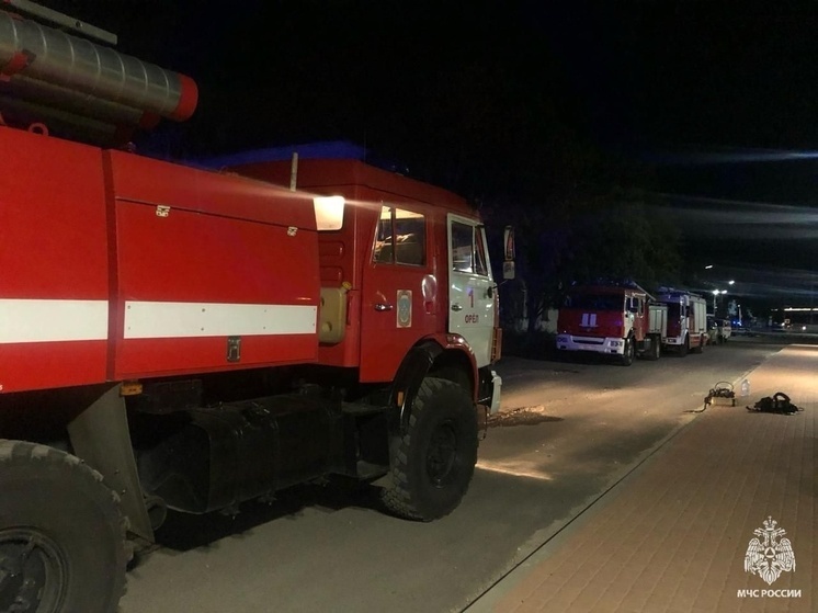 В Орле при разборе конструкций на месте пожара нашли тело мужчины