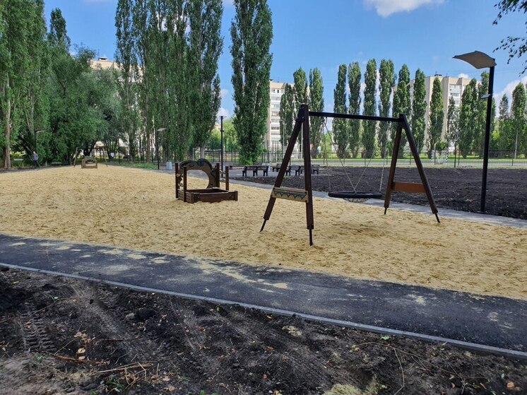 В Заречном благоустроили сквер от проезда Молодежный до улицы Ленина