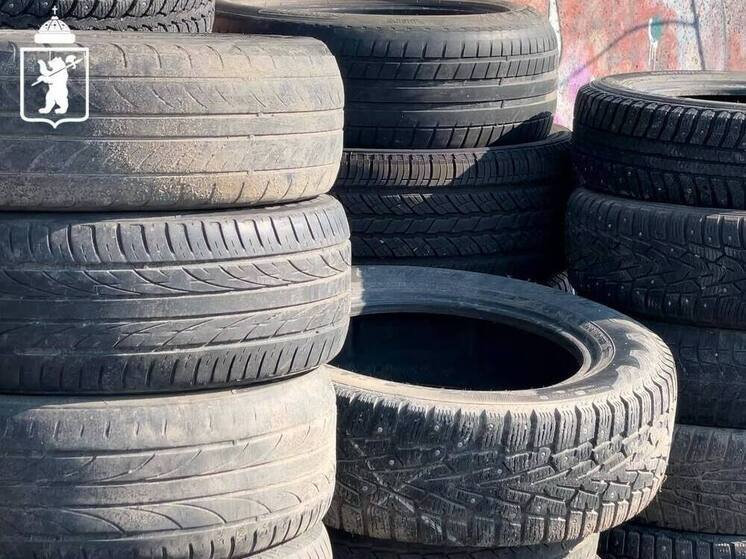 В Ярославле не все покрышки из клумб примут бесплатно