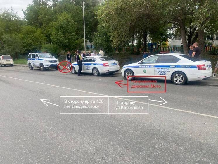 16-летний водитель без прав попал в ДТП на мопеде во Владивостоке