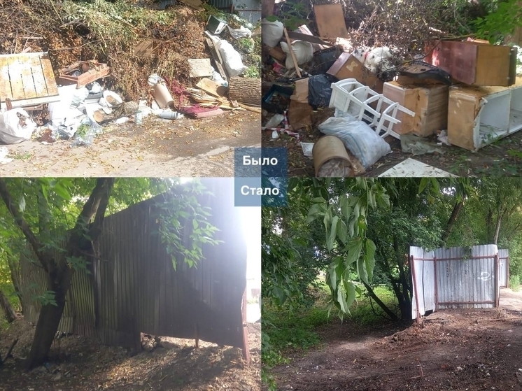 С улиц Калуги вывезли полтора кубометра нелегального мусора