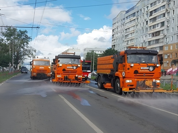 Для уборки улиц и тротуаров в Туле задействовали 80 машин