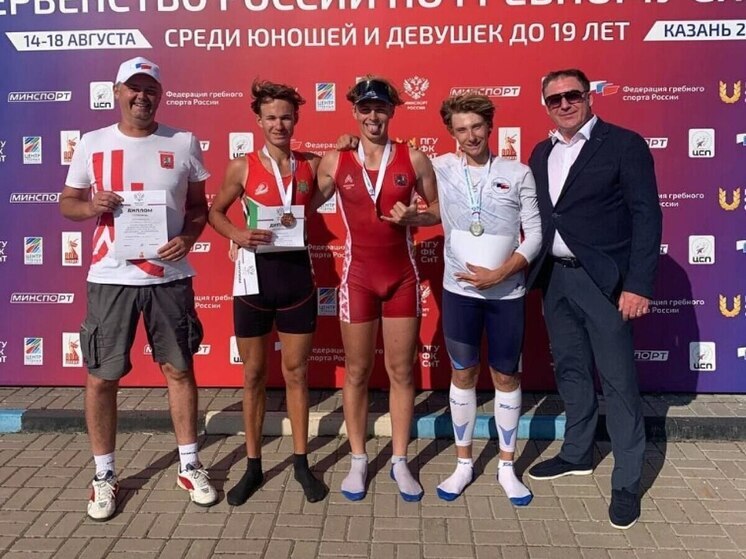 Калужские гребцы взяли золото и бронзу на первенстве России