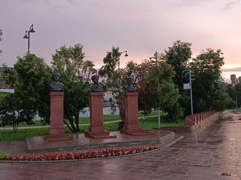 Вид на городские огни