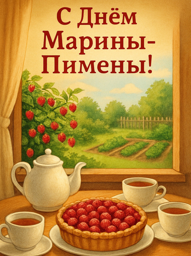 Открытки и картинки на День Марины-Пимены