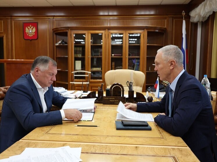 Глава Херсонской области встретился с зампредседателя правительства РФ Хуснуллиным