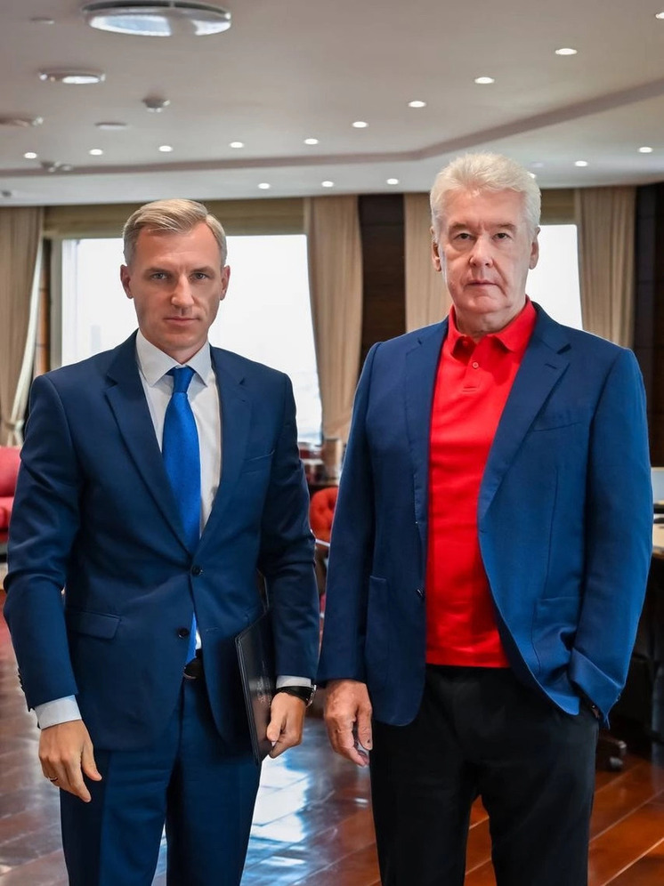 Василий Анохин обсудил сотрудничество с Сергеем Собяниным