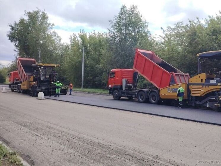 Пензенцам рассказали, где ведутся дорожные работы в городе 20 августа