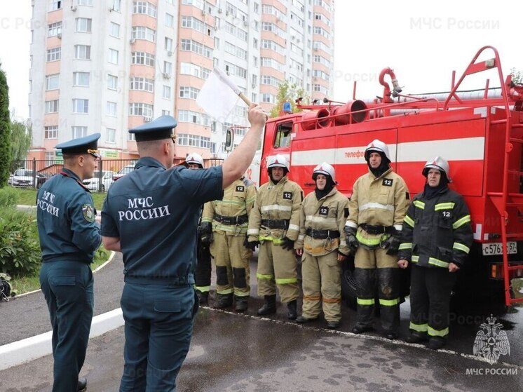 Орловские пожарные определили лучшее отделение на автоцистерне