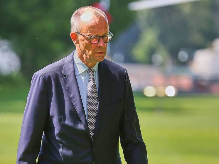 Мерц "осознанно" выбрал галстук со слонами для встречи с Трампом в Белом доме