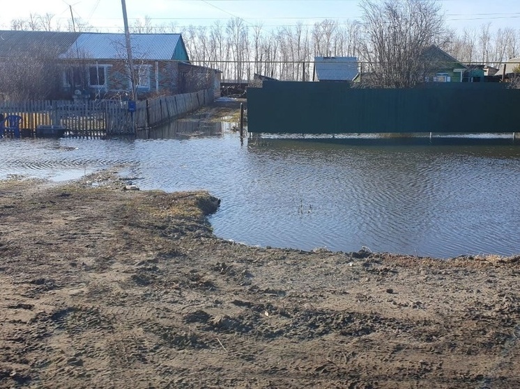 Трое человек покинули дома из-за подтопления в Омской области