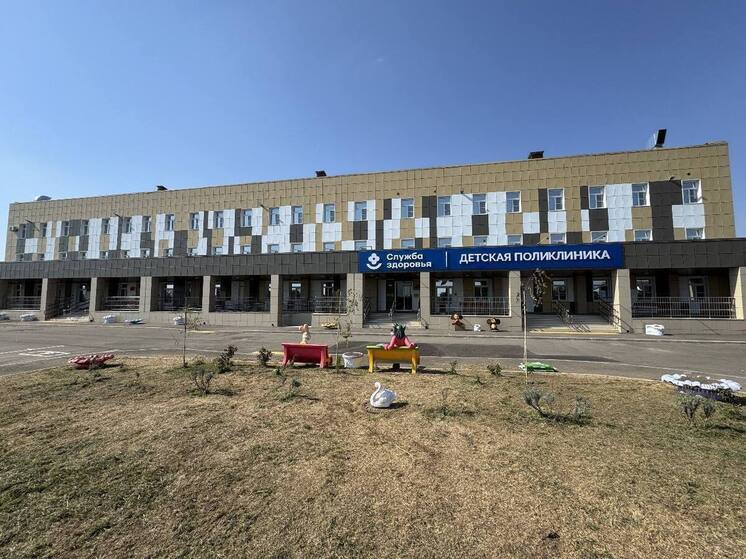 В Кавказском районе достроили детскую поликлинику на 250 посещений в смену
