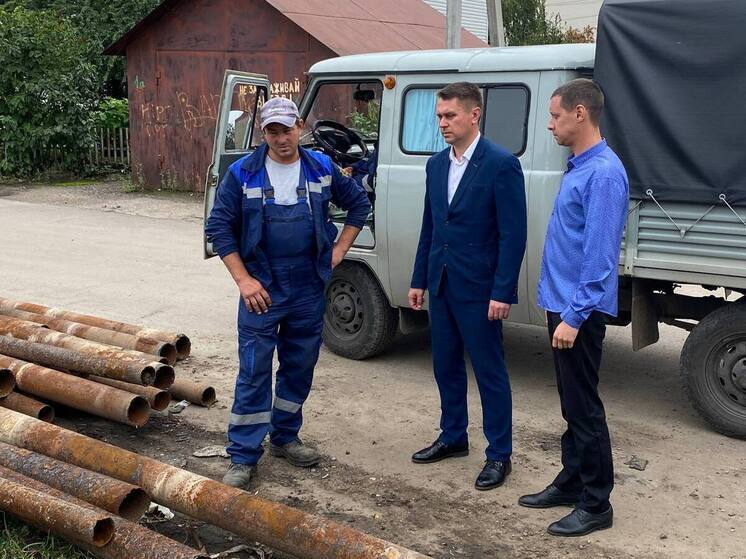 В Рассказово Тамбовской области продолжается модернизация теплотрассы в рамках подготовки к отопительному сезону