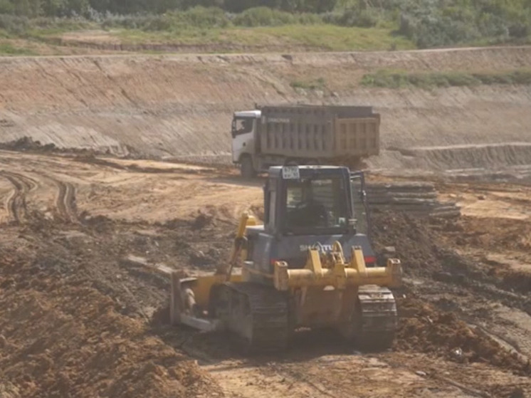 На Загорской ГАЭС-2 началось расширение водохранилища со строительством новой дороги