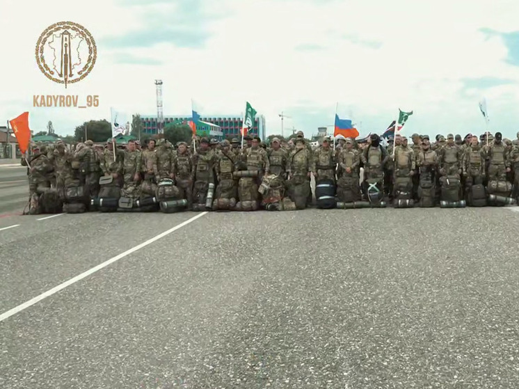 Из Грозного в зону СВО отправили очередную группу добровольцев