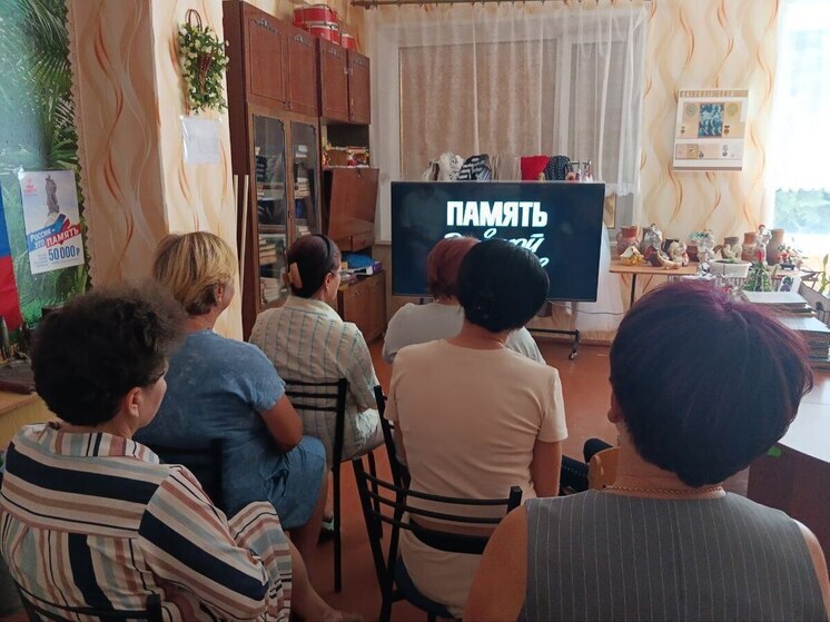 В Новогоровском сельском Доме культуры прошел показ документального фильма «Память о великой войне»