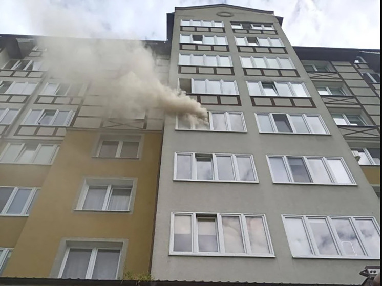 В Калининграде огонь похозяйничал в квартире в отсутствие жильцов