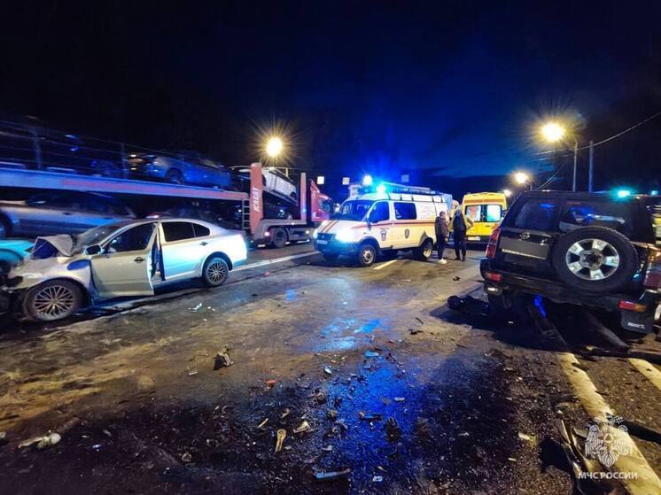 Трое пострадали в ДТП на М-10 под Тверью