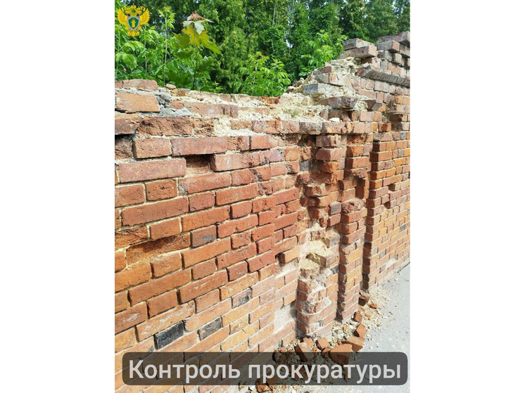 В Туле прокуратура сочла за нарушение разбитую ограду на Всехсвятском кладбище