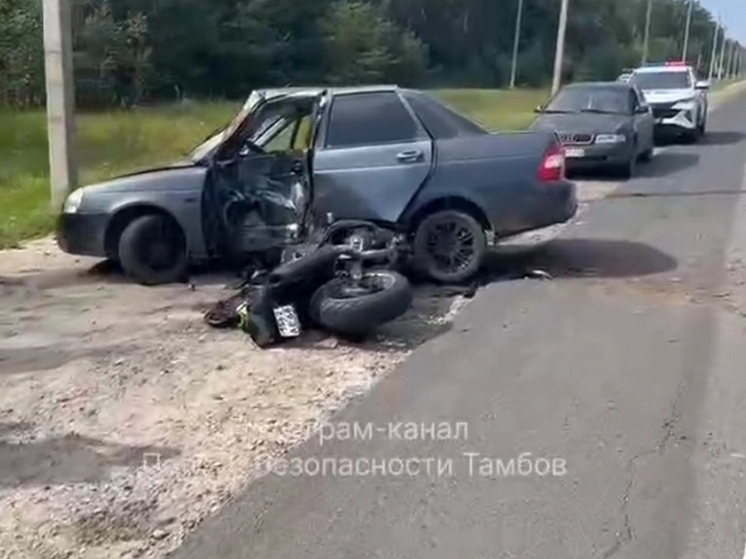 Трагедия на автодороге Тамбов-Пенза: мотоциклист погиб в ДТП
