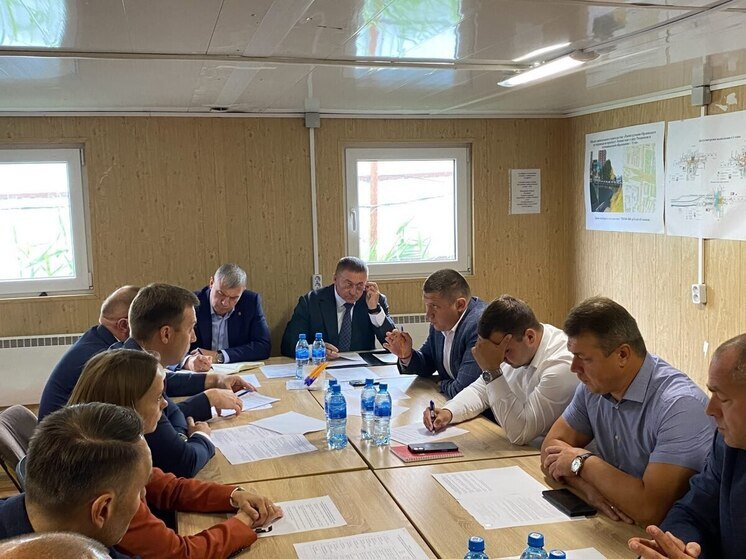В Туле прошел штаб по реконструкции Орловского путепровода