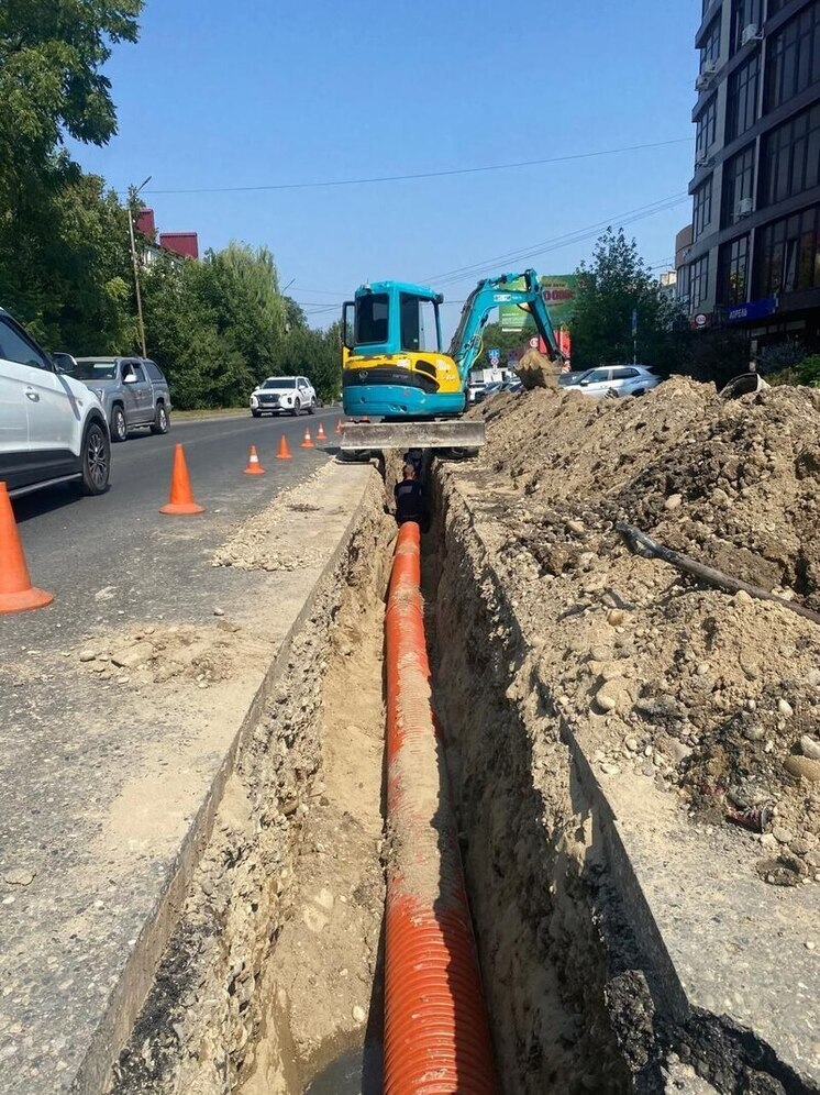 В Предгорном округе Ставрополья ремонтируют ливнёвки