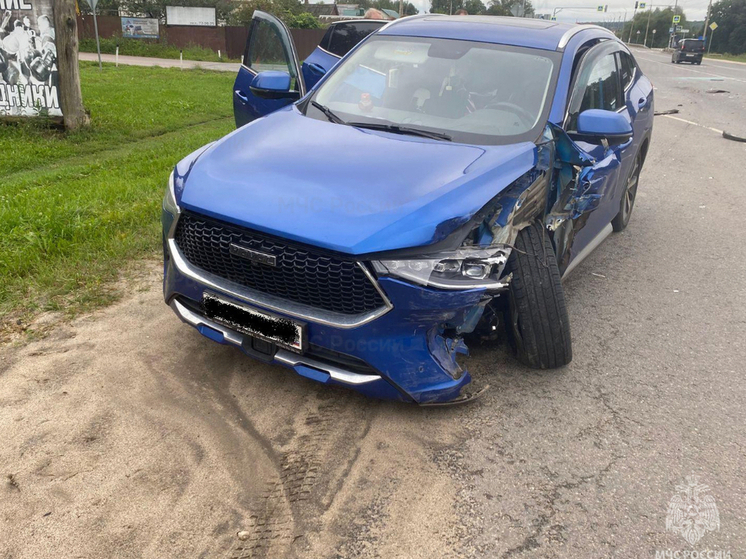 Под Орлом в столкновении двух автомобилей пострадал человек